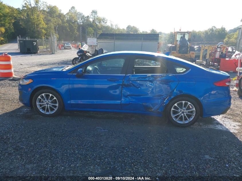 2019 FORD FUSION SE - 3FA6P0HD9KR160450