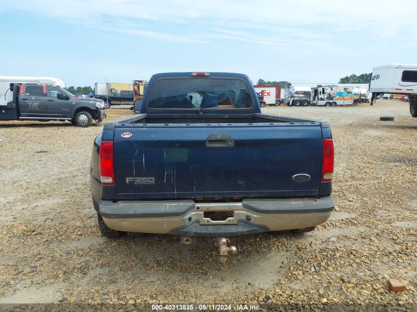 2001 Ford F350 Super Duty VIN: 1FTWW32F61EB36519 Lot: 40313835