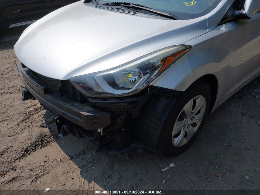 2016 Hyundai Elantra Se VIN: 5NPDH4AE4GH743317 Lot: 40313851