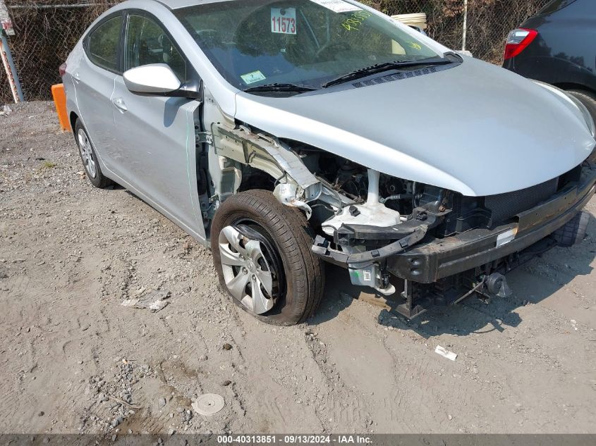 2016 Hyundai Elantra Se VIN: 5NPDH4AE4GH743317 Lot: 40313851