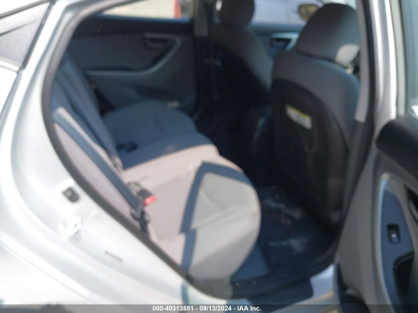 2016 Hyundai Elantra Se VIN: 5NPDH4AE4GH743317 Lot: 40313851