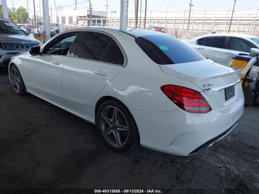 Vin: 55swf4jb3ju247837, lot: 40802322, mercedes-benz c 300 20183