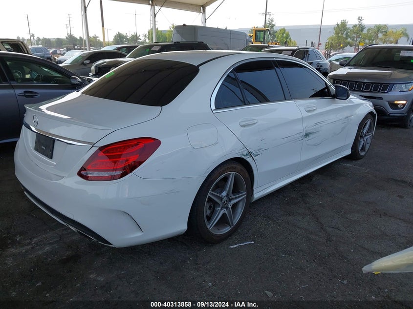 Vin: 55swf4jb3ju247837, lot: 40802322, mercedes-benz c 300 20184