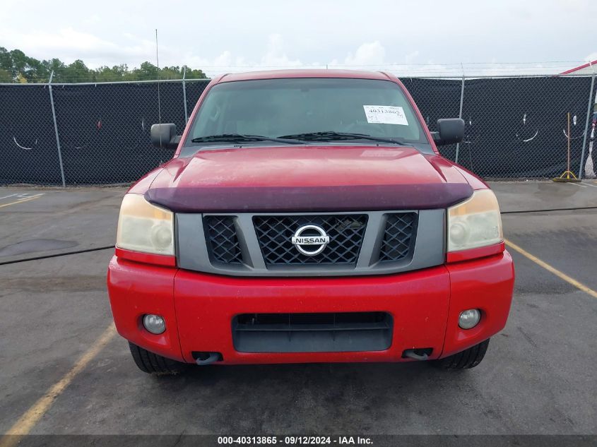 2012 Nissan Titan Sv VIN: 1N6BA0EJ9CN307257 Lot: 40313865