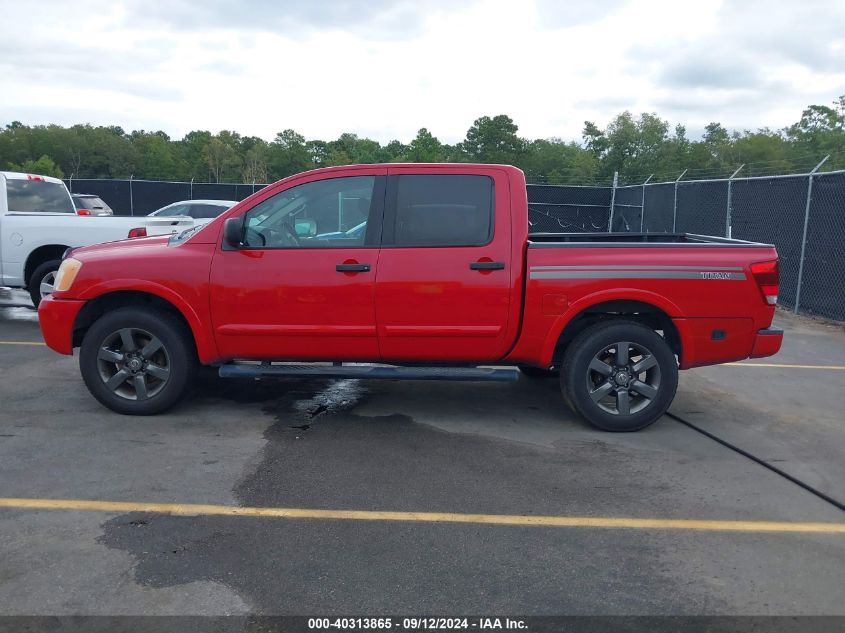 2012 Nissan Titan Sv VIN: 1N6BA0EJ9CN307257 Lot: 40313865