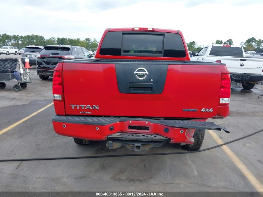 2012 Nissan Titan Sv VIN: 1N6BA0EJ9CN307257 Lot: 40313865