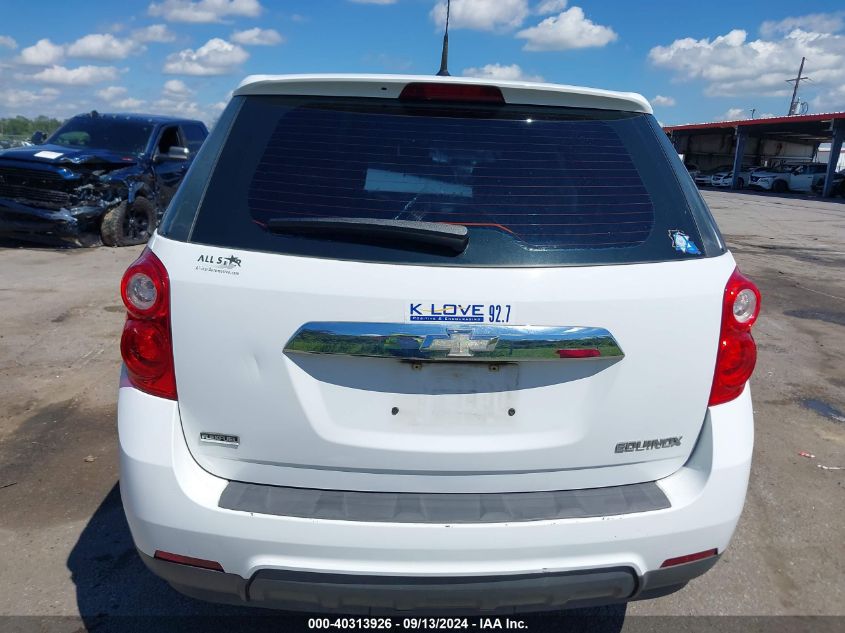 2012 Chevrolet Equinox Ls VIN: 2GNALBEK2C1160205 Lot: 40313926