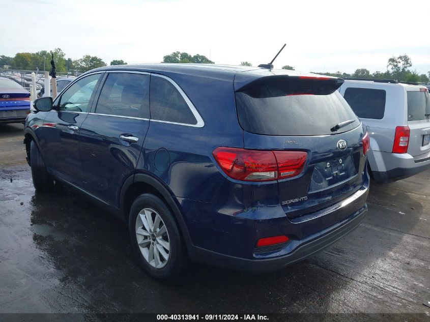 2019 KIA SORENTO 3.3L LX - 5XYPG4A5XKG516181