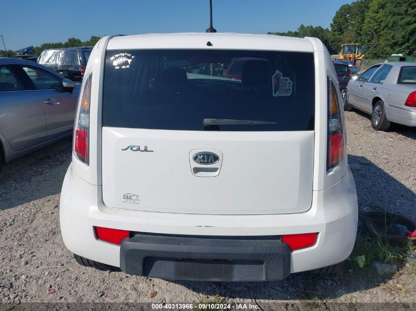 2010 Kia Soul +/!/Sport VIN: KNDJT2A23A7139295 Lot: 40313966