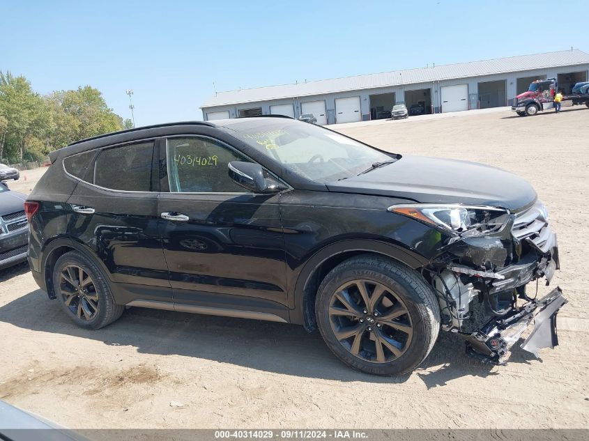 2017 Hyundai Santa Fe Sport VIN: 5XYZWDLAXHG407671 Lot: 40314029