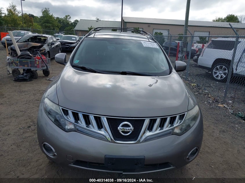 2010 Nissan Murano Le VIN: JN8AZ1MWXAW113035 Lot: 40314038
