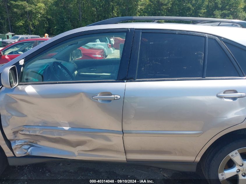 2005 Lexus Rx 330 VIN: JTJHA31U450091829 Lot: 40314048