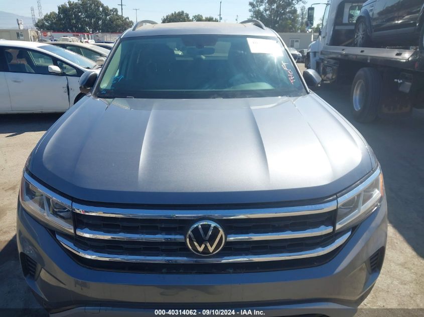 2021 Volkswagen Atlas Se VIN: 1V2KR2CA2MC543576 Lot: 40314062