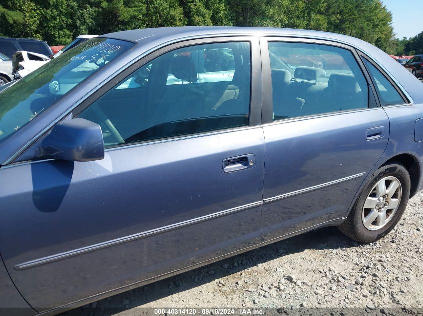 2000 Toyota Avalon Xl VIN: 4T1BF28B8YU006637 Lot: 40314120