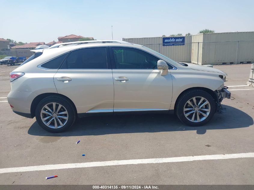 2014 Lexus Rx 350 VIN: JTJZK1BA1E2418928 Lot: 40314135