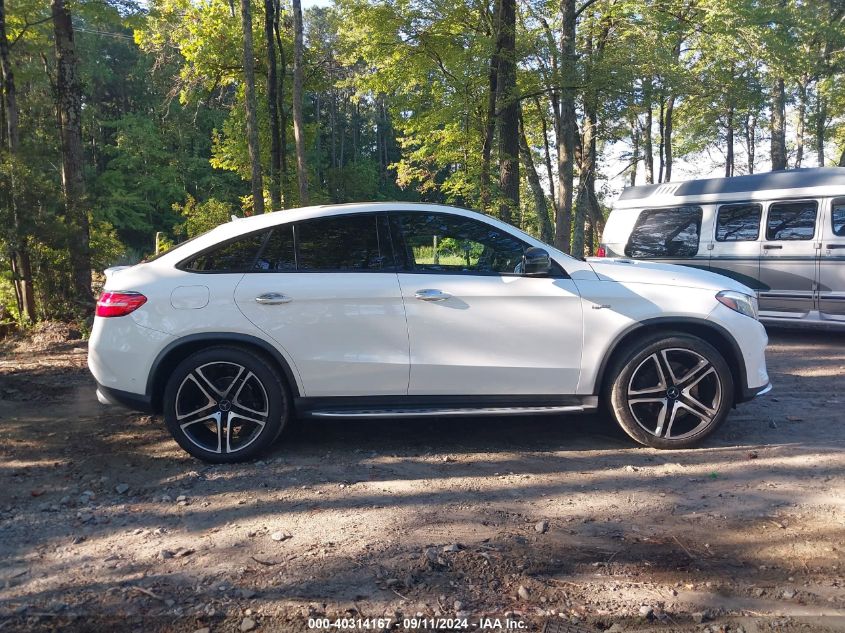 2017 Mercedes-Benz Gle Coupe 43 Amg VIN: 4JGED6EB5HA080582 Lot: 40314167