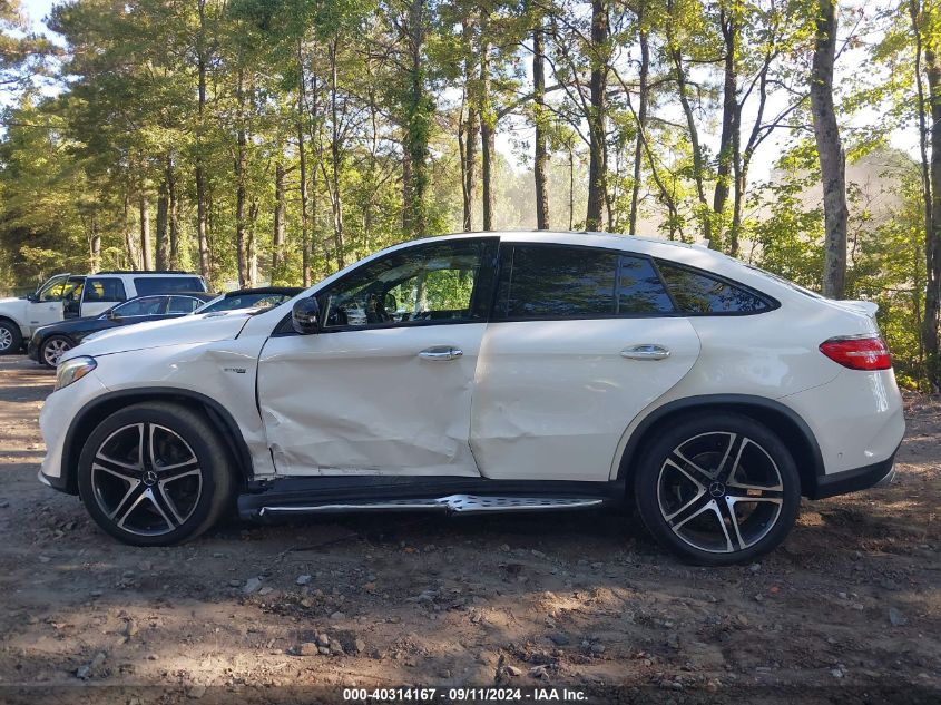 2017 Mercedes-Benz Gle Coupe 43 Amg VIN: 4JGED6EB5HA080582 Lot: 40314167