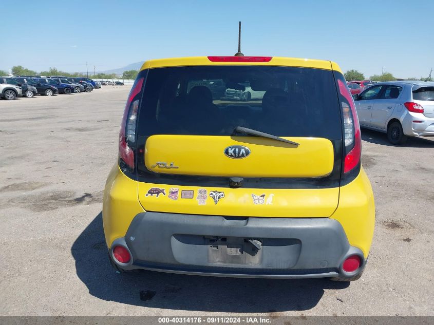 2014 Kia Soul + VIN: KNDJP3A58E7085695 Lot: 40314176