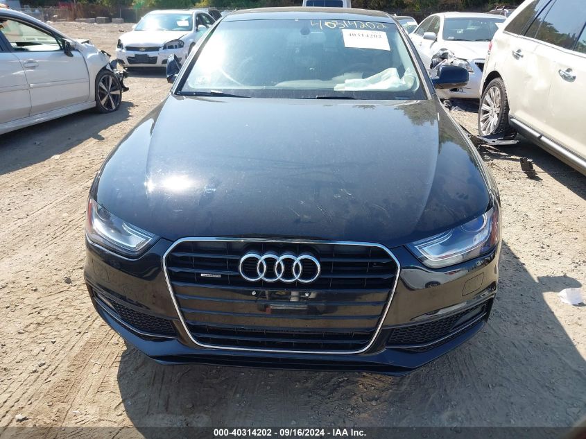 2014 Audi A4 2.0T Premium VIN: WAUFFAFL8EN021640 Lot: 40314202