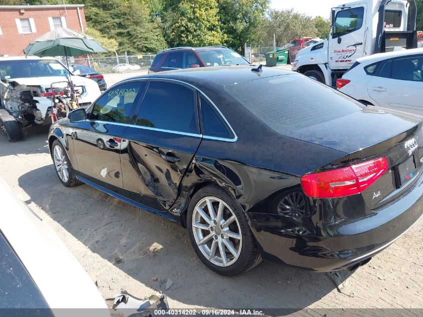 2014 Audi A4 2.0T Premium VIN: WAUFFAFL8EN021640 Lot: 40314202