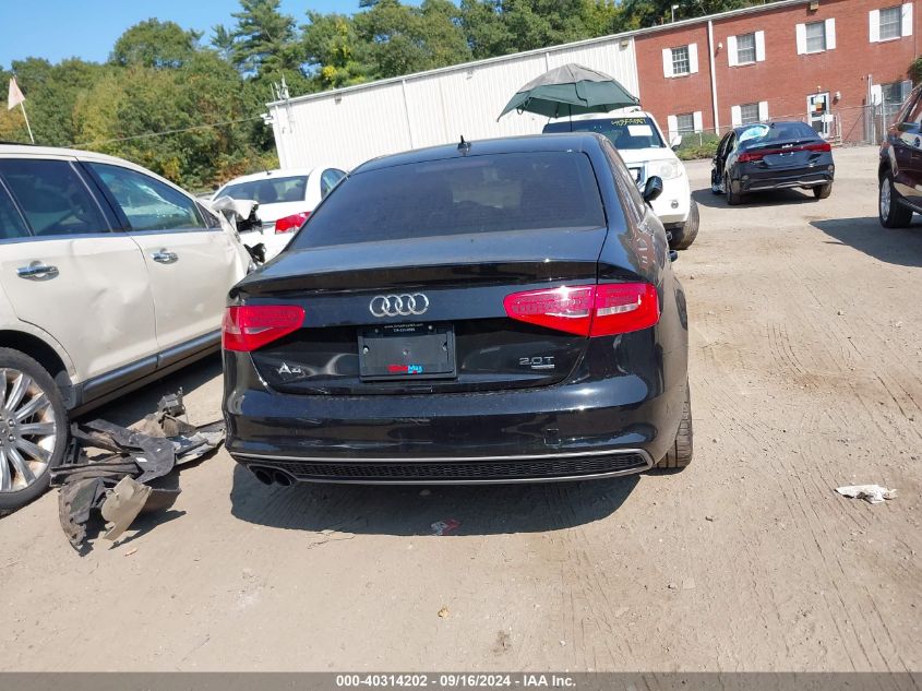 2014 Audi A4 2.0T Premium VIN: WAUFFAFL8EN021640 Lot: 40314202