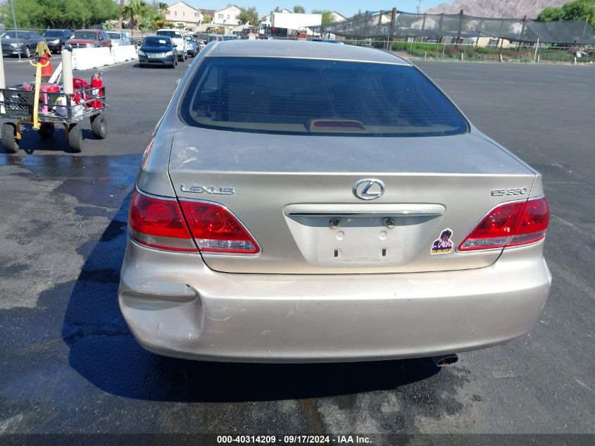 2005 Lexus Es 330 VIN: JTHBA30GX55131949 Lot: 40314209