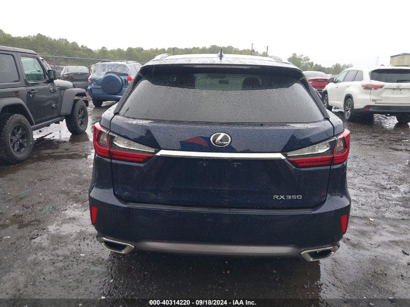 2016 Lexus Rx 350 350/Base/F Sport VIN: 2T2BZMCA8GC046763 Lot: 40314220