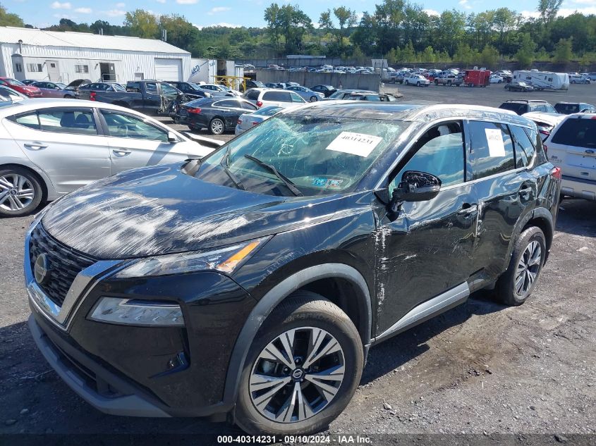 2021 Nissan Rogue Sv Intelligent Awd VIN: 5N1AT3BB4MC706674 Lot: 40314231