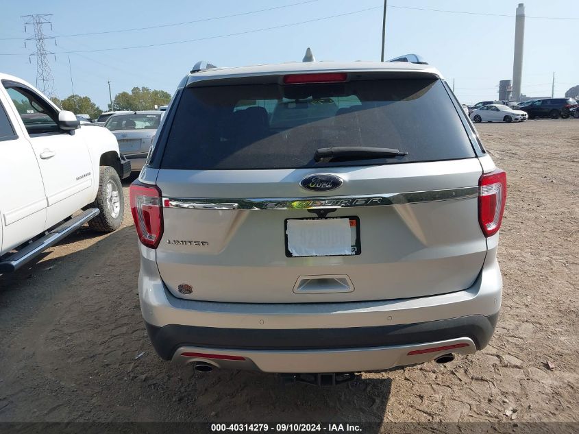 2017 Ford Explorer Limited VIN: 1FM5K7F86HGC06749 Lot: 40314279