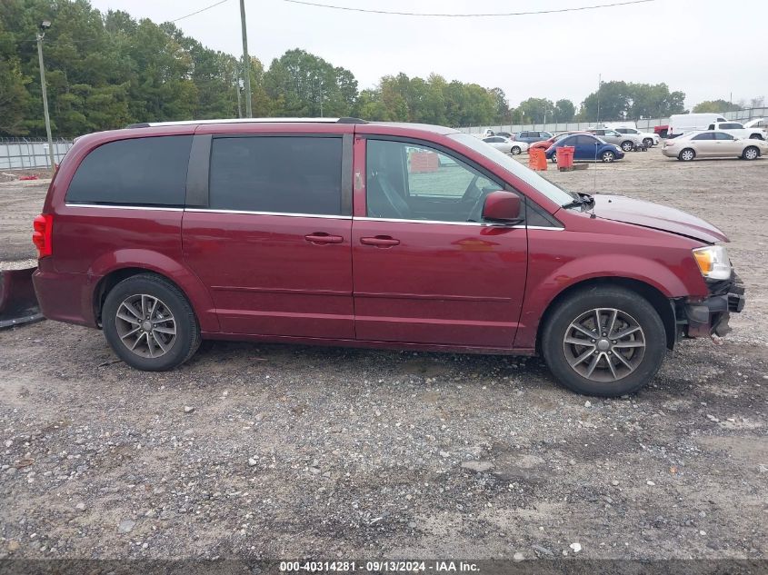 2017 Dodge Grand Caravan Sxt VIN: 2C4RDGCG4HR616847 Lot: 40314281