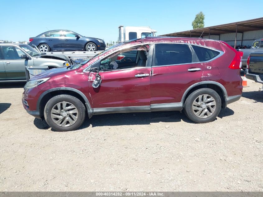 2015 Honda Cr-V Ex VIN: 2HKRM3H50FH528386 Lot: 40314282