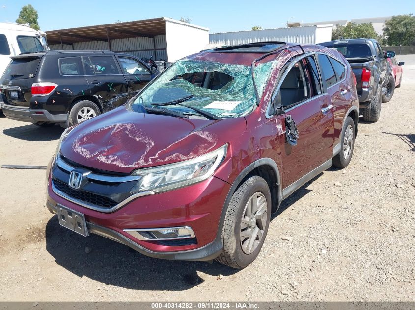 2015 Honda Cr-V Ex VIN: 2HKRM3H50FH528386 Lot: 40314282