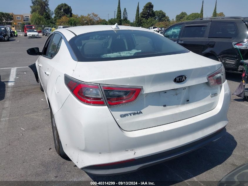 2015 Kia Optima Hybrid Hybrid VIN: KNAGM4AD1F5086424 Lot: 40314299