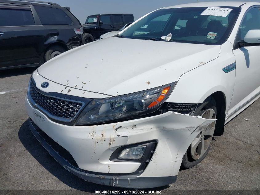 2015 Kia Optima Hybrid Hybrid VIN: KNAGM4AD1F5086424 Lot: 40314299