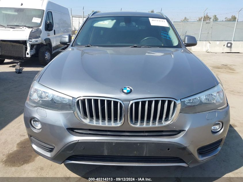 5UXWZ7C54F0M83256 2015 BMW X3 Sdrive28I