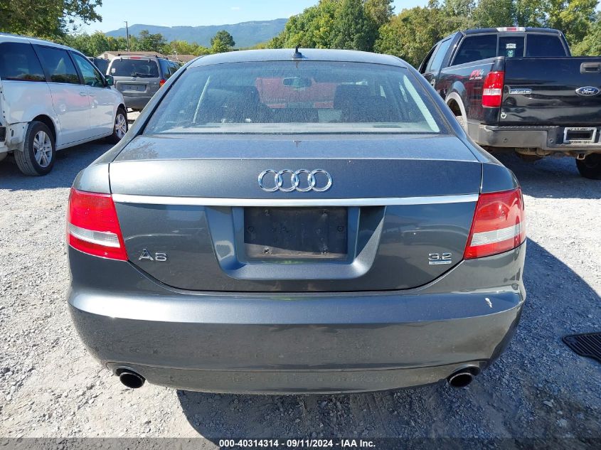 2007 Audi A6 3.2 VIN: WAUEH74F27N072754 Lot: 40314314