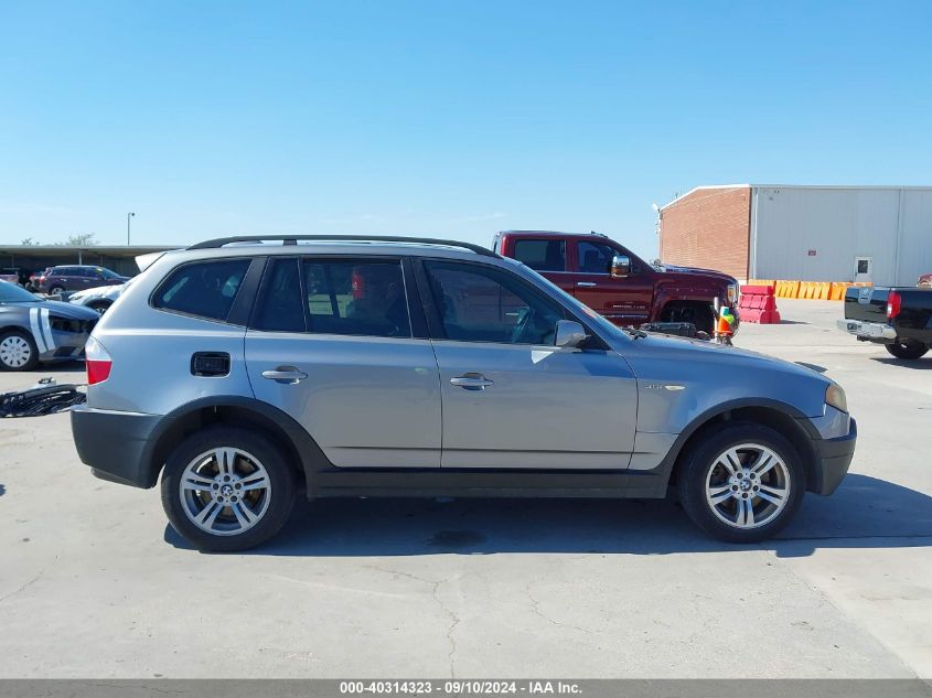 2004 BMW X3 3.0I VIN: WBXPA93484WD00618 Lot: 40314323