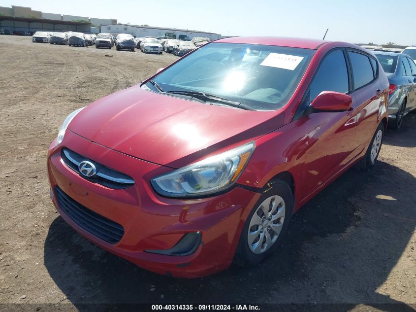 2015 Hyundai Accent Gs VIN: KMHCT5AE4FU233775 Lot: 40314335