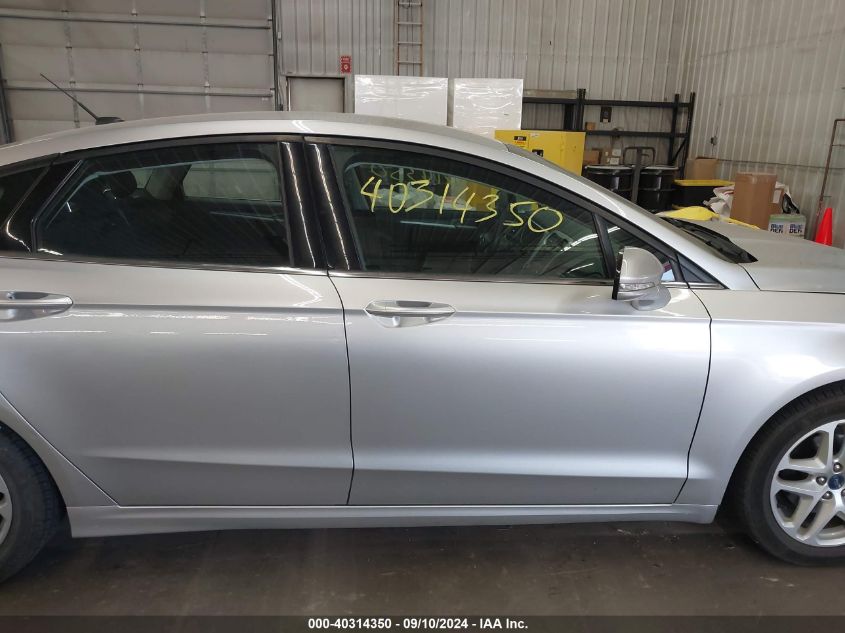 2014 Ford Fusion Se VIN: 1FA6P0H73E5393385 Lot: 40314350