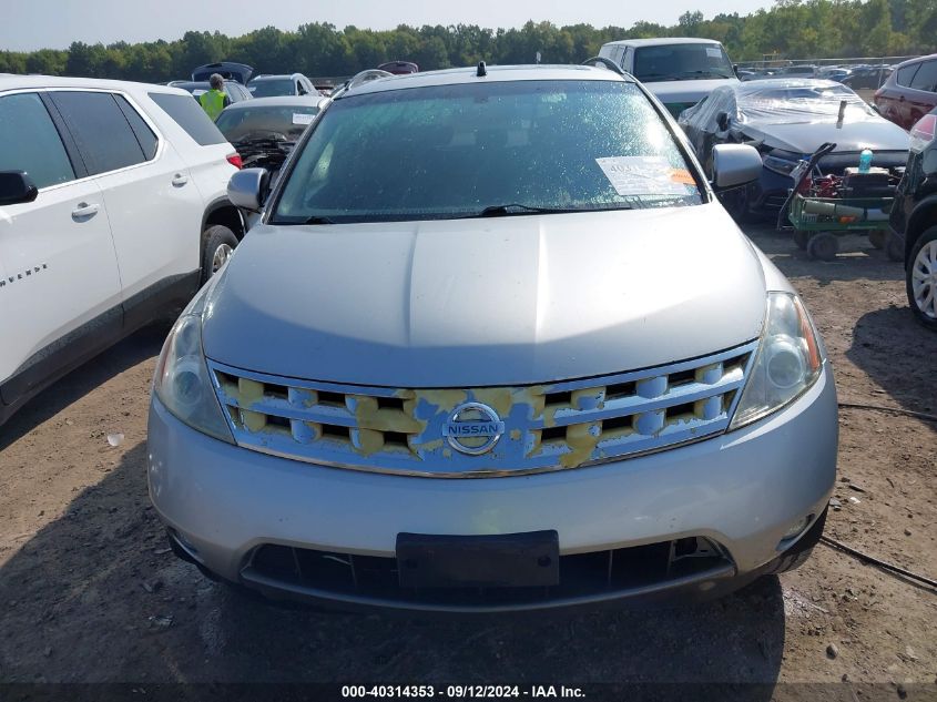 JN8AZ08WX4W317049 2004 Nissan Murano Se