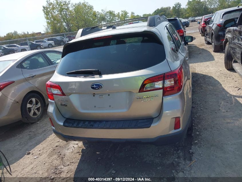 2015 Subaru Outback 2.5I Limited VIN: 4S4BSANC6F3241690 Lot: 40314397