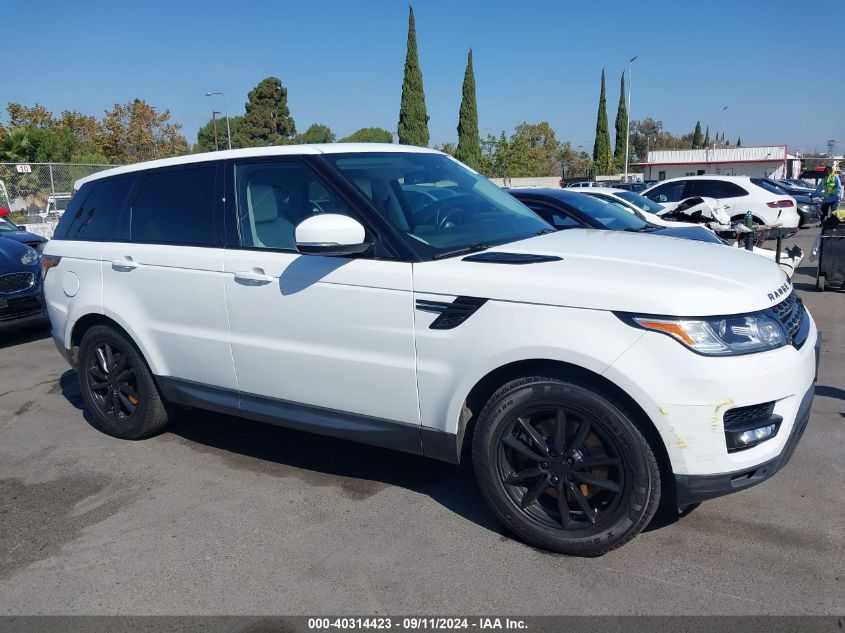 2015 Land Rover Range Rover Sport Se VIN: SALWG2VFXFA539008 Lot: 40314423