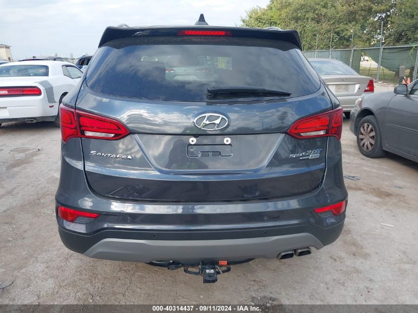 2018 Hyundai Santa Fe Sport VIN: 5XYZWDLA1JG549395 Lot: 40314437