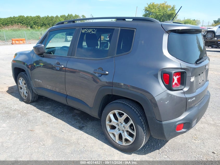 VIN ZACCJBBB7HPF07441 2017 JEEP RENEGADE LATITUDE 4X4