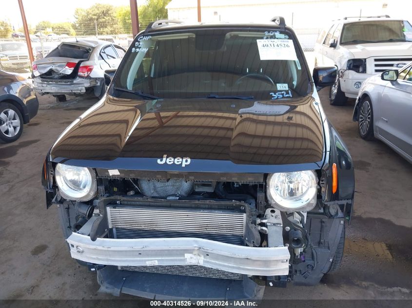 2019 Jeep Renegade Latitude Fwd VIN: ZACNJABB6KPJ83521 Lot: 40314526