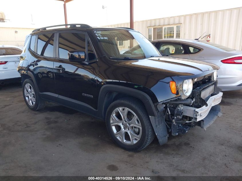 2019 Jeep Renegade Latitude Fwd VIN: ZACNJABB6KPJ83521 Lot: 40314526