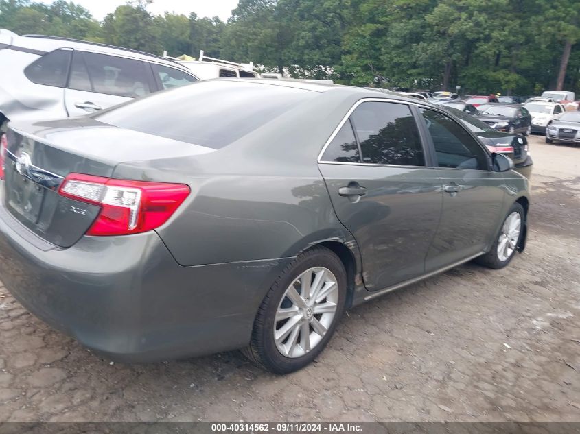 2012 Toyota Camry Xle VIN: 4T1BF1FK9CU557536 Lot: 40314562