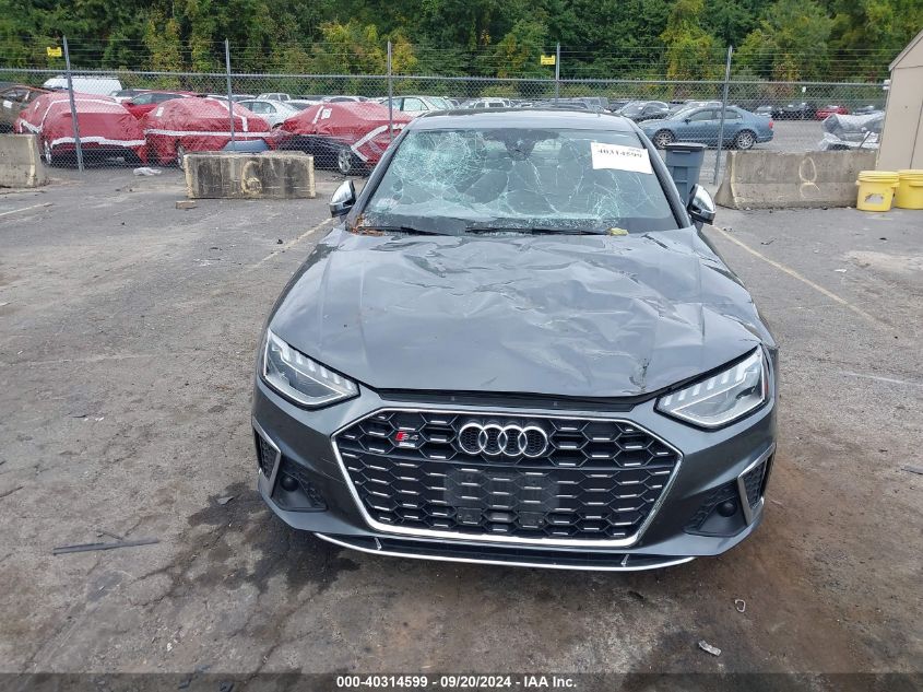 2020 Audi S4 Premium Plus Tfsi Quattro Tiptronic VIN: WAUB4AF4XLA073532 Lot: 40314599