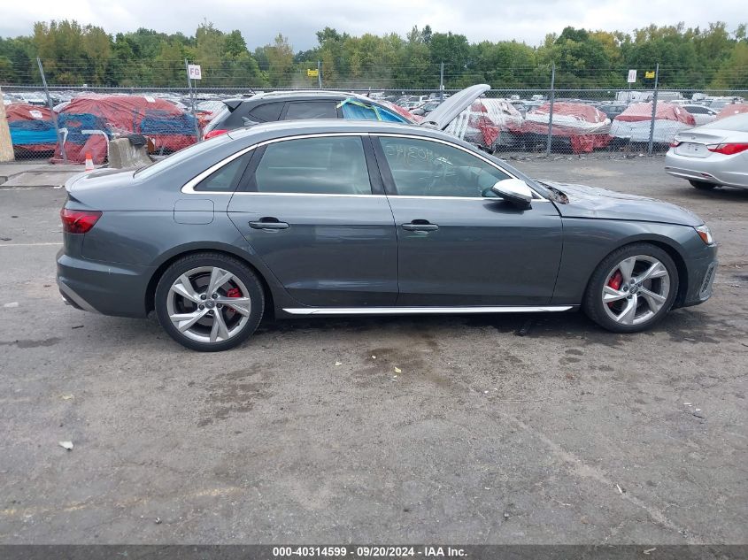 2020 Audi S4 Premium Plus Tfsi Quattro Tiptronic VIN: WAUB4AF4XLA073532 Lot: 40314599