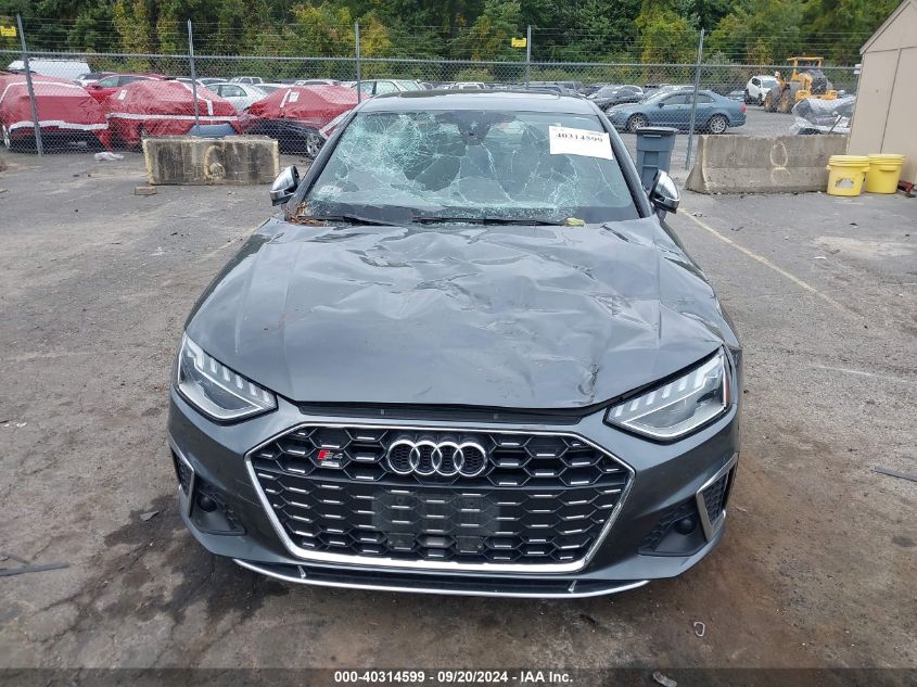 2020 Audi S4 Premium Plus Tfsi Quattro Tiptronic VIN: WAUB4AF4XLA073532 Lot: 40314599